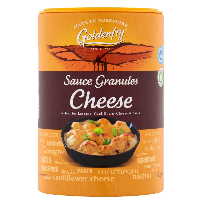 Cheese Sauce Granules Goldenfry Tub 160g